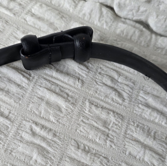 Chico's Black Belt with Silver Accents - Picture 4 of 7